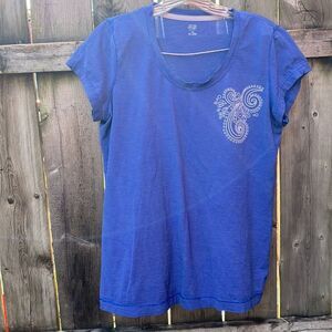 SB Active blue striped tee sz. M